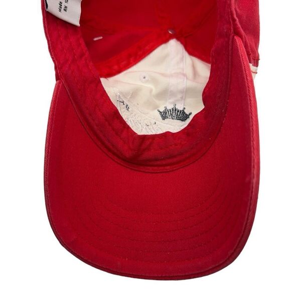 Y2k sparkles Budweiser Baseball Cap Red/Blue Adjustable Strap Hat - Picture 11 of 12